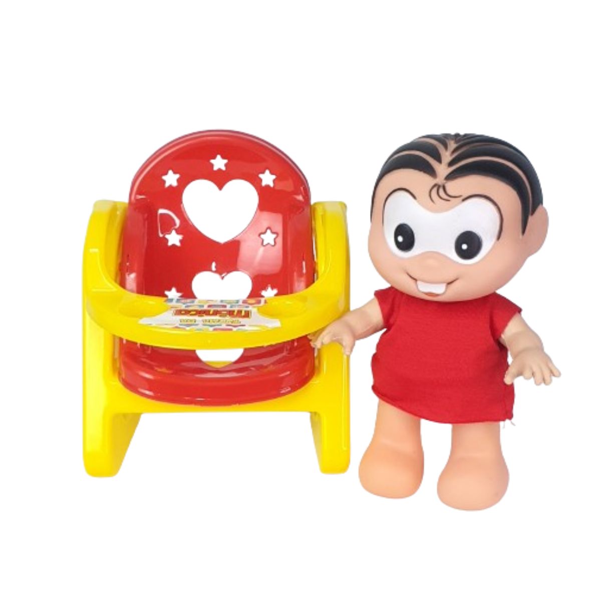 Boneca Turma Da Mônica Mini Cadeira De Papinha - Samba Toys Boneca Turma Da Mônica Mini Cadeira De Papinha - Samba Toys